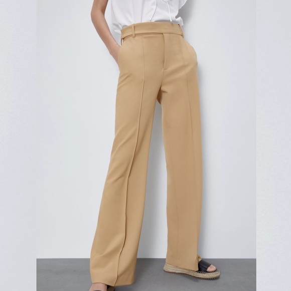 ZARA BNWT Oversized Blazer + Flared Pants 2pc Coord Suit Set - Picture 6 of 9